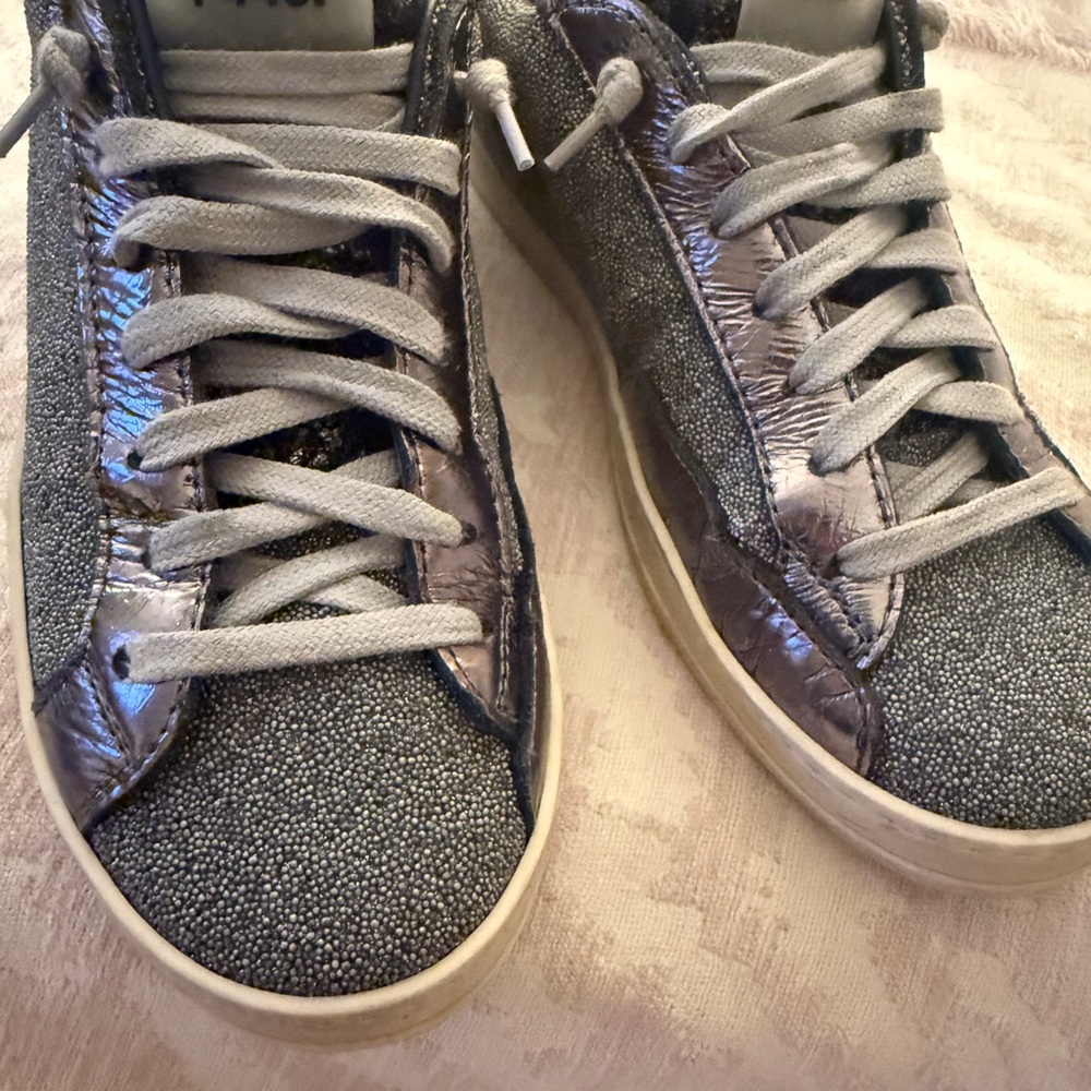 P448 Gray and Silver Women's Sneakers